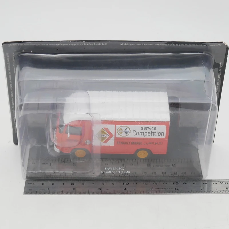 

Diecast Ixo 1:43 Scale Renault Saviem SG2 1968 Saviem Renault Racing Team Logistics Vehicle Alloy Car Model Collectible Toy Gift