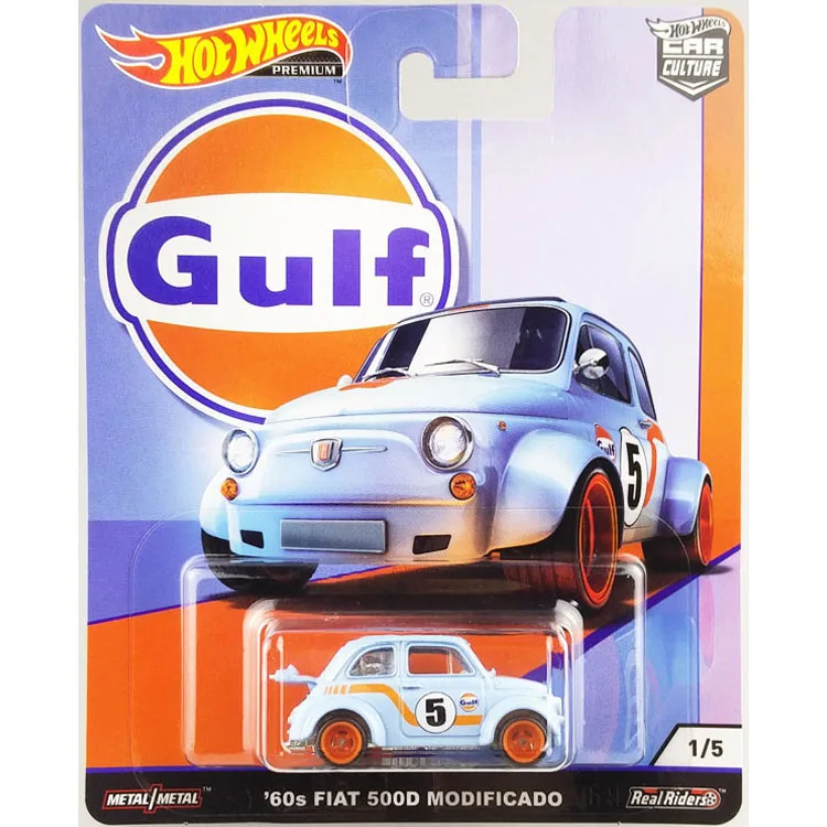 Hot Wheels 1:64 GULF Volks wagen VW Golf McLaren F1 GTR Nissan FIAT 500D FORD MUSTANG FPY86 Collection die cast alloy model