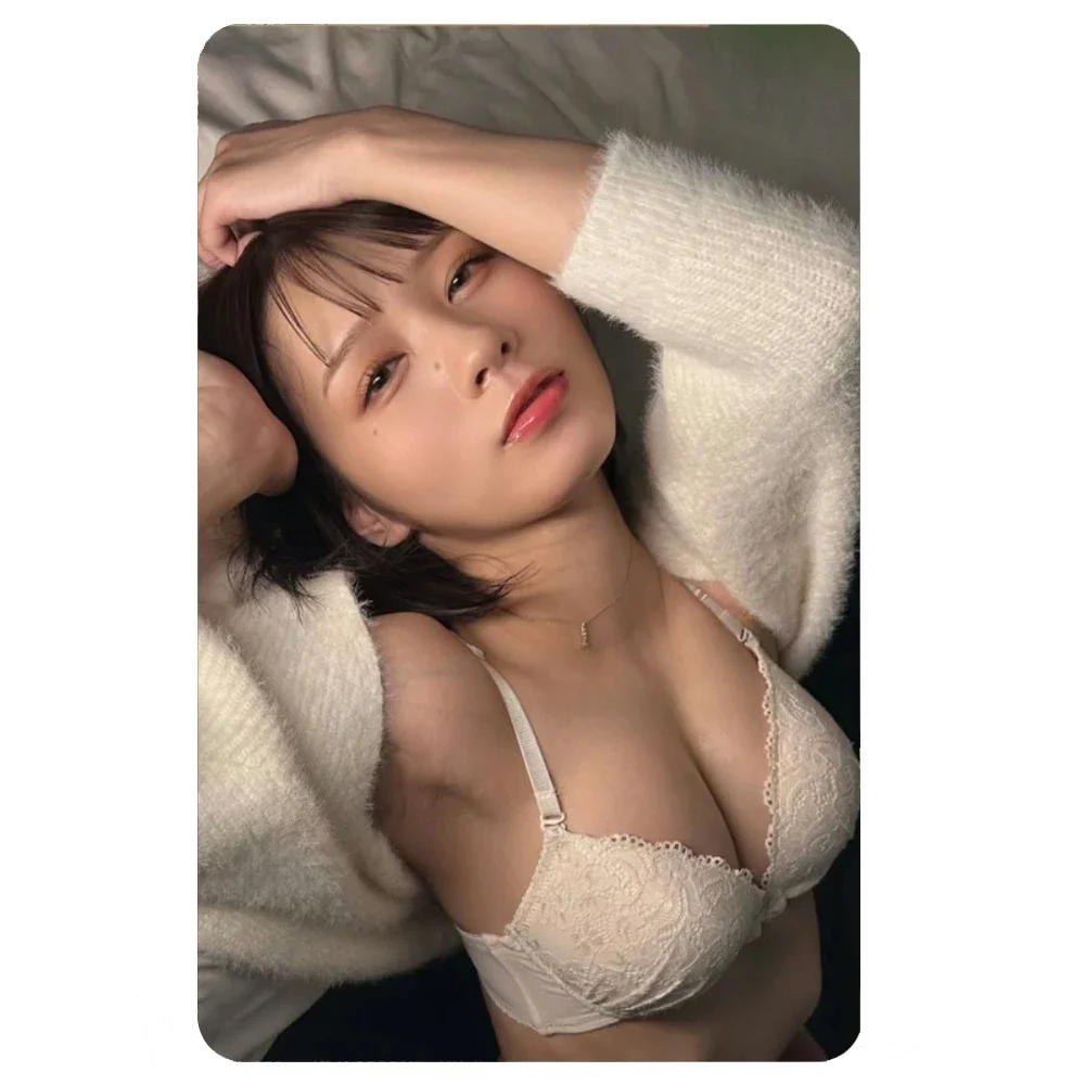 

Retro Lace Lingerie Sweater Girl Lying Bed Metal Sign 8x12in Durable Indoor Outdoor Home Office Garage Decor