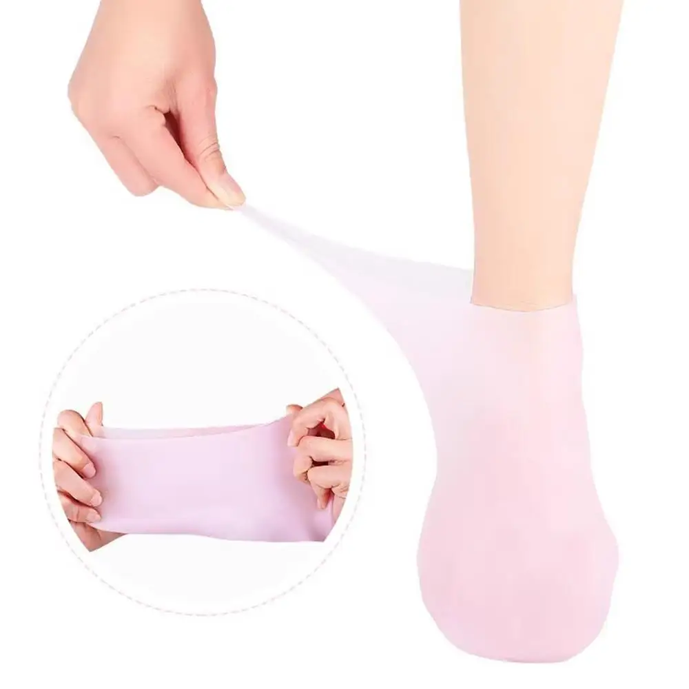 Spa Moisturizing Silicone Socks Gel Socks Exfoliating and Preventing Dryness Cracked Dead Skin Remove Protector Foot Care Tools