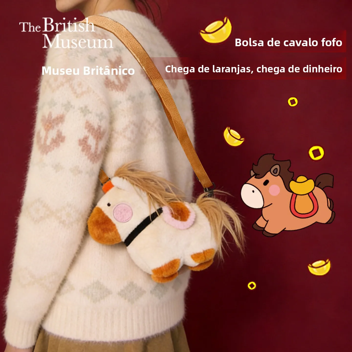 briti-museum-faion-lamb-fur-mobile-phone-bag-versatile-crossbody-bag-women's-birthday-gift-sweet-cool-sle-commuter-bag