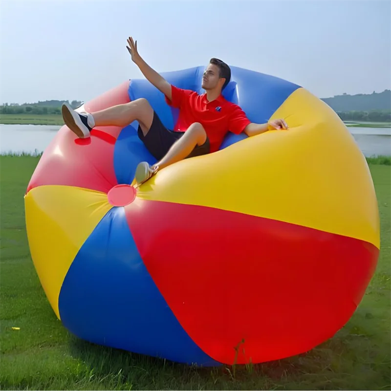 야외 잔디 장난감용 대형 풍선 공 부모 자녀 상호작용 장난감 유치원 스포츠 행사, 해변용 거대 공