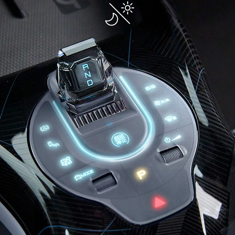 For For Byd Seal Ev 2023-2024 Silicone Gear Head Car Central Control Protective Cover Central Control Button Silicone Pad