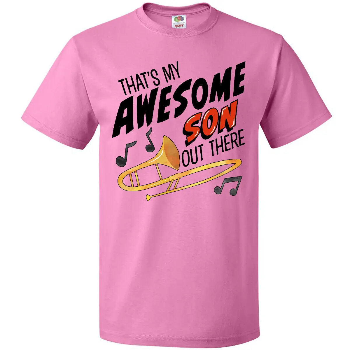 Inktastic That's My Awesome Son Out There With Trombone T-Shirt Music Br Horn