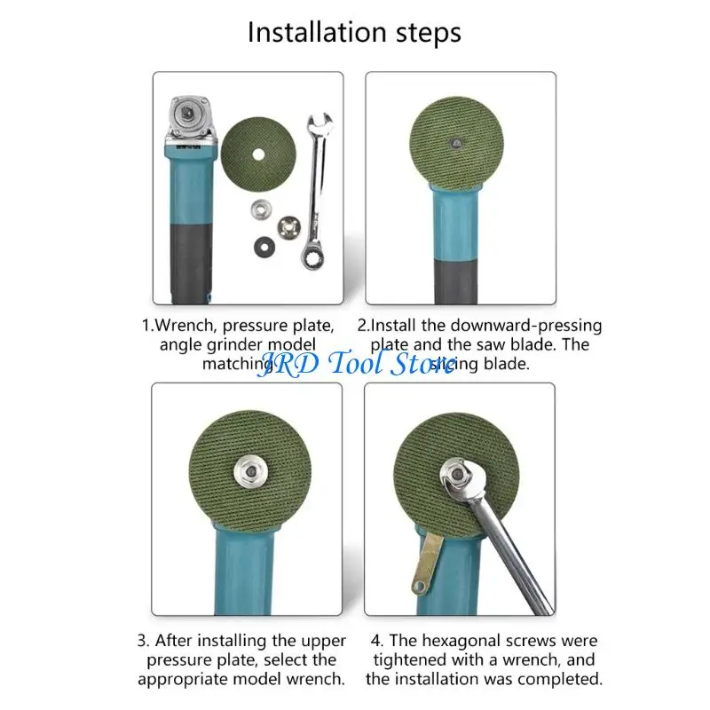 

A2UD Hexagon Flange Nut Pressure Plate For 100 Angles Grinder Steel Hexagonal Pressure Plate With Easy Removal Design