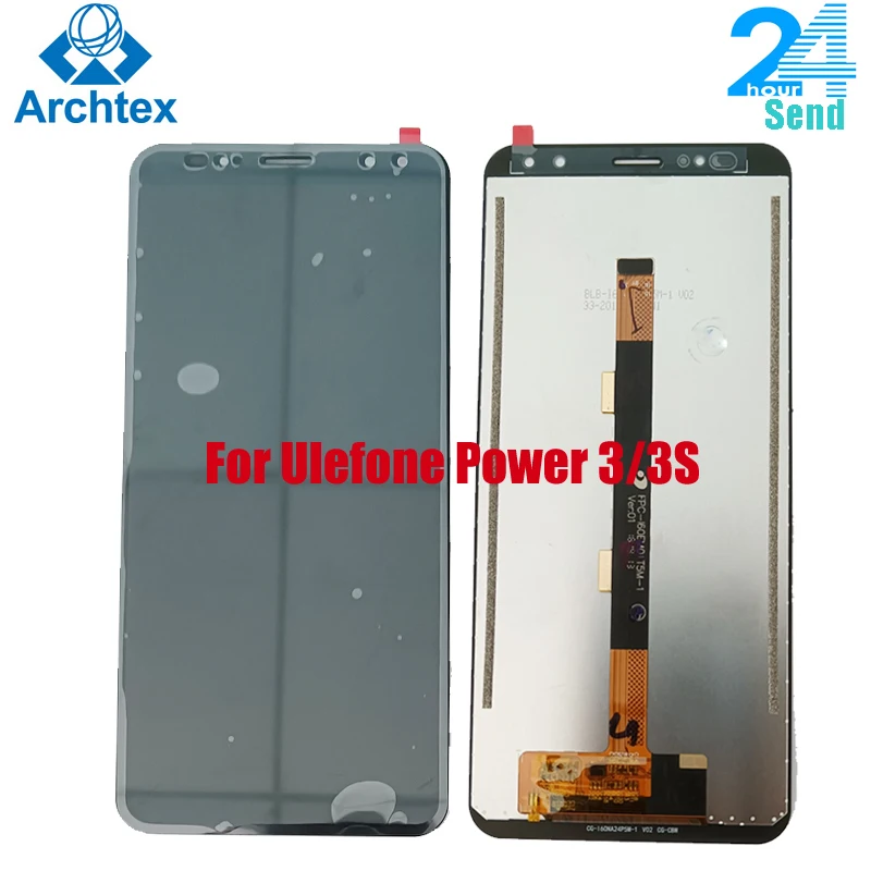 Go! For Original Ulefone Power 3 3S LCD Display + Touch Screen Digitizer Assembly Tools FHD 6.0