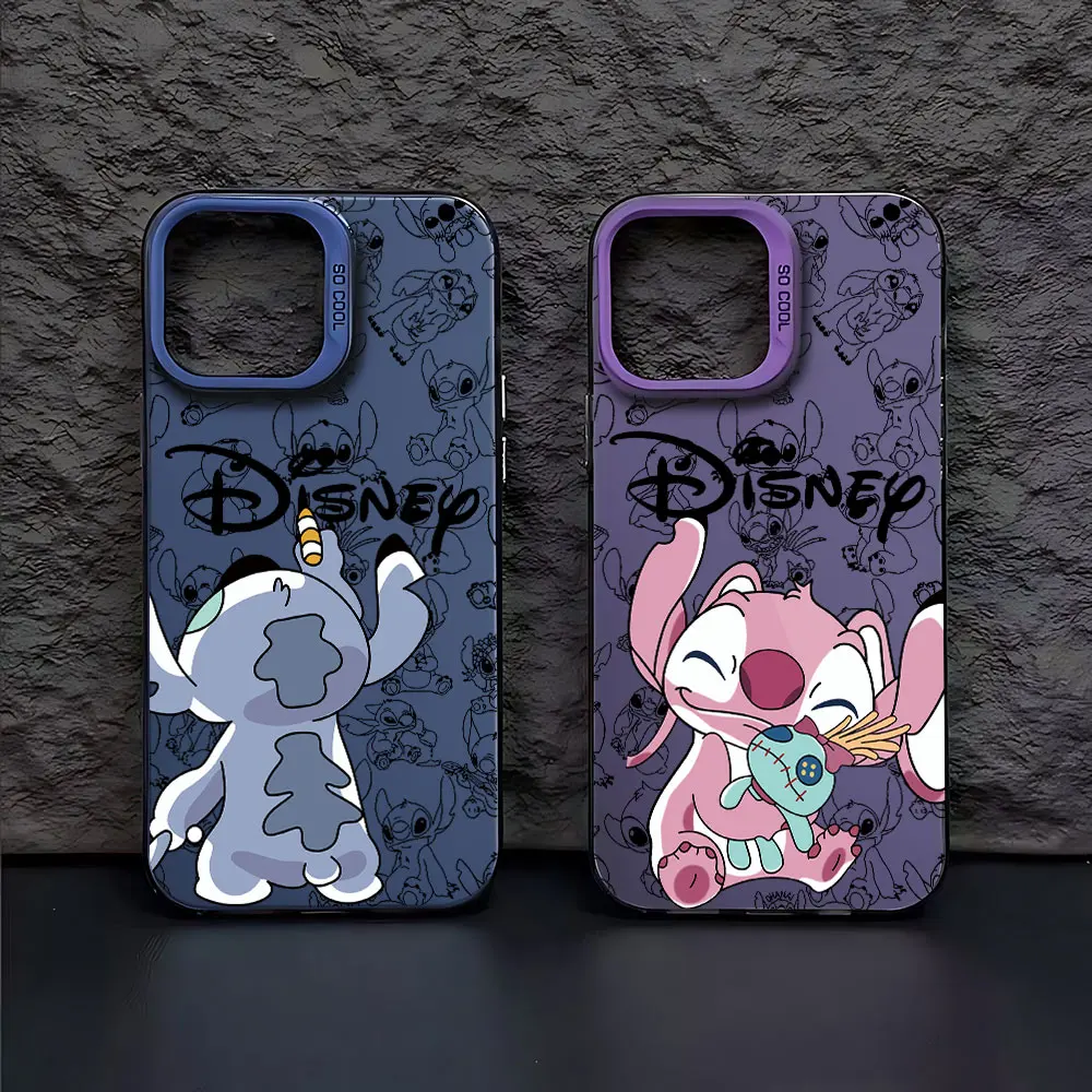 Cute Cartoon Cool Stitch Phone Case For Tecno Spark Go 30C 20 10 7 Pova 6 Camon 20 15 itel P36 A48 Pro 4G 5G Matte Back Cover