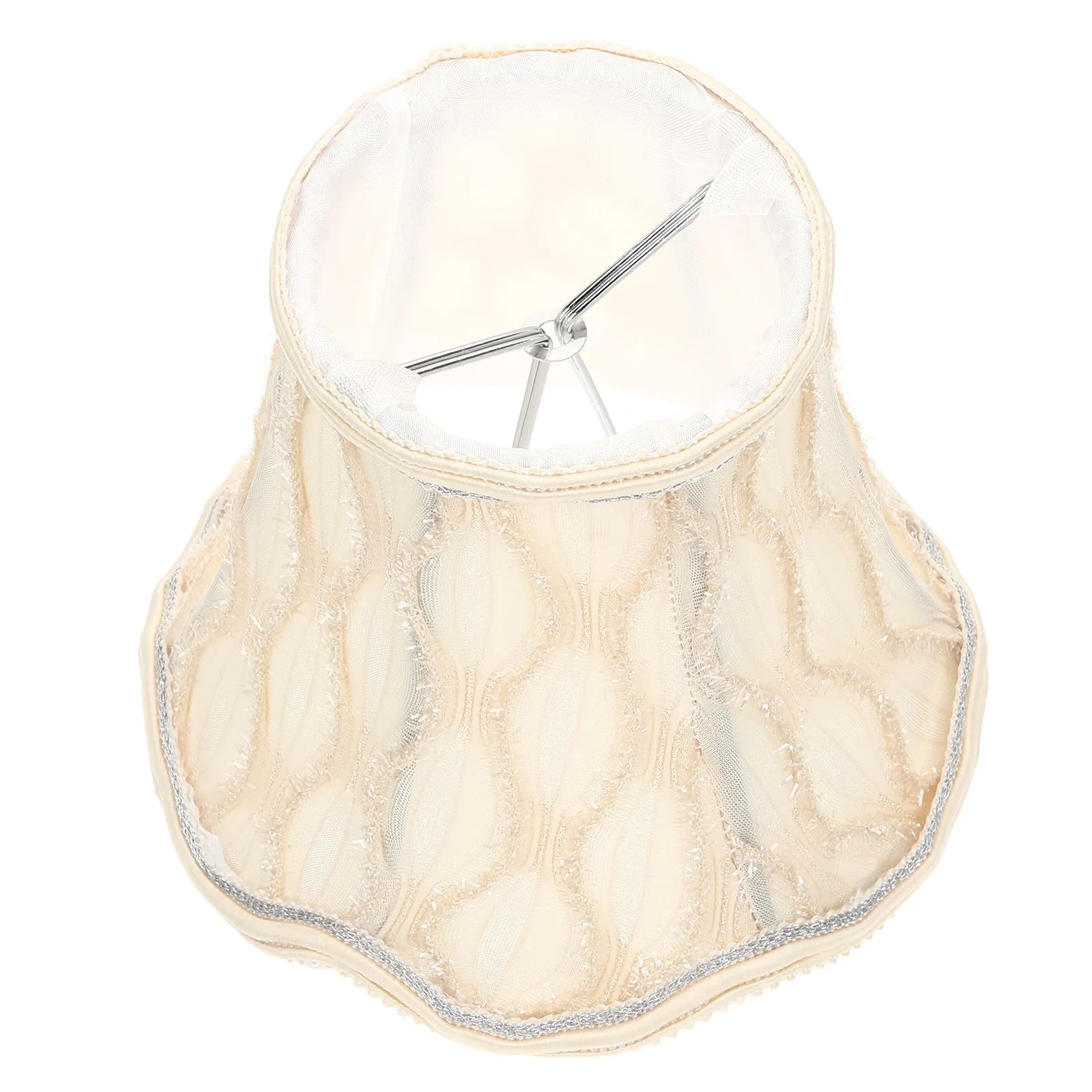 Pantalla de Lámpara de Tela Vintage, Casquillo E14 E27, Pequeña Pantalla de Repuesto para Lámpara de Escritorio, de Pie o de Pared, Cubierta de Luz Azul Marino, Accesorio para Lámpara de Interior