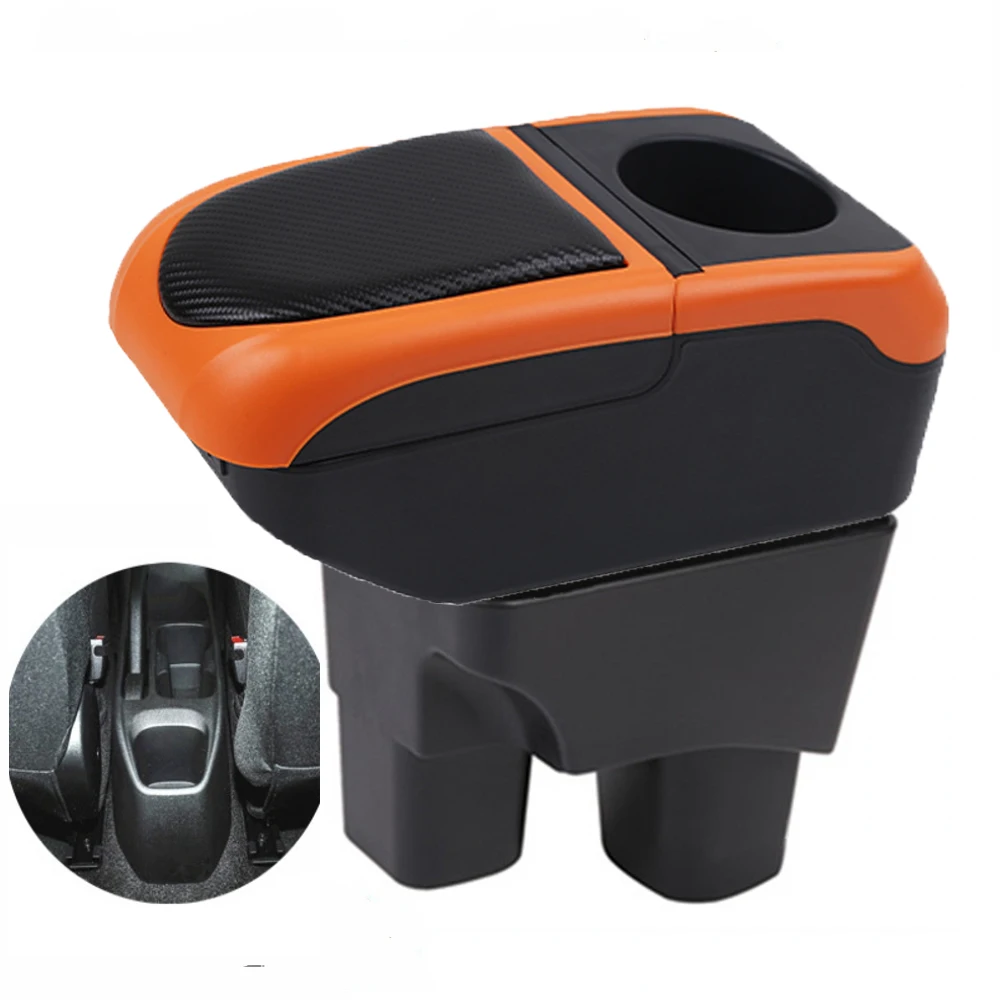 

For Car Chevrolet Onix Armrest Box Arm Elbow Rest Center Console Storage Case with Cup Holder USB Port