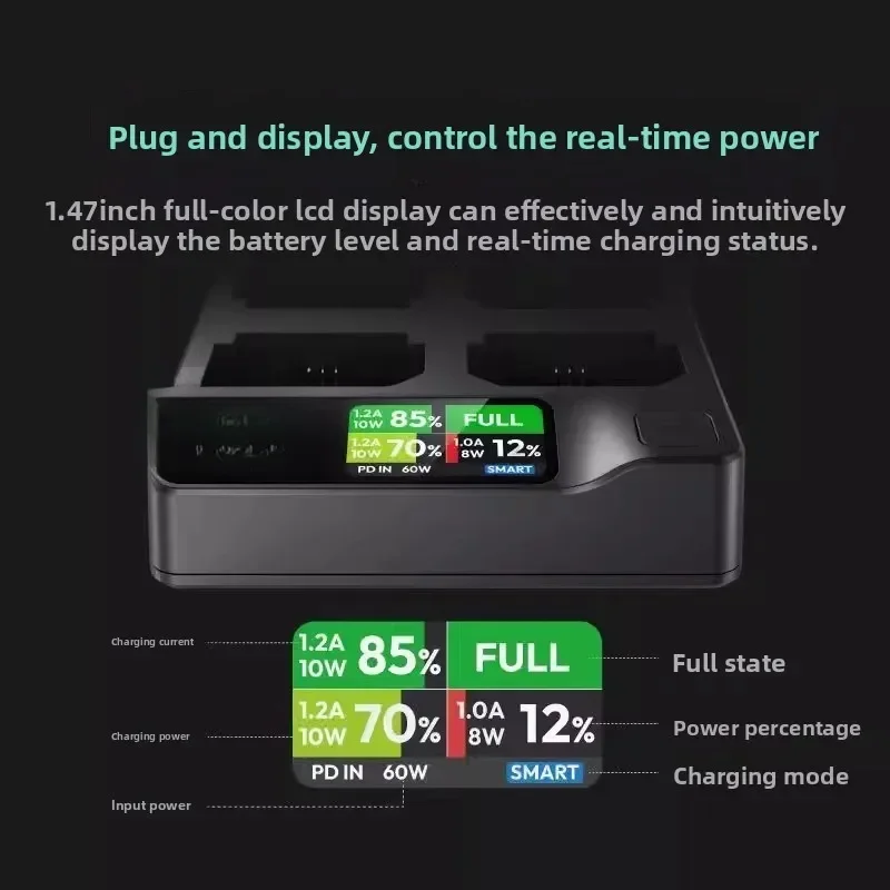 NP-FZ100 four-way fast, charger, camera battery, charging base.