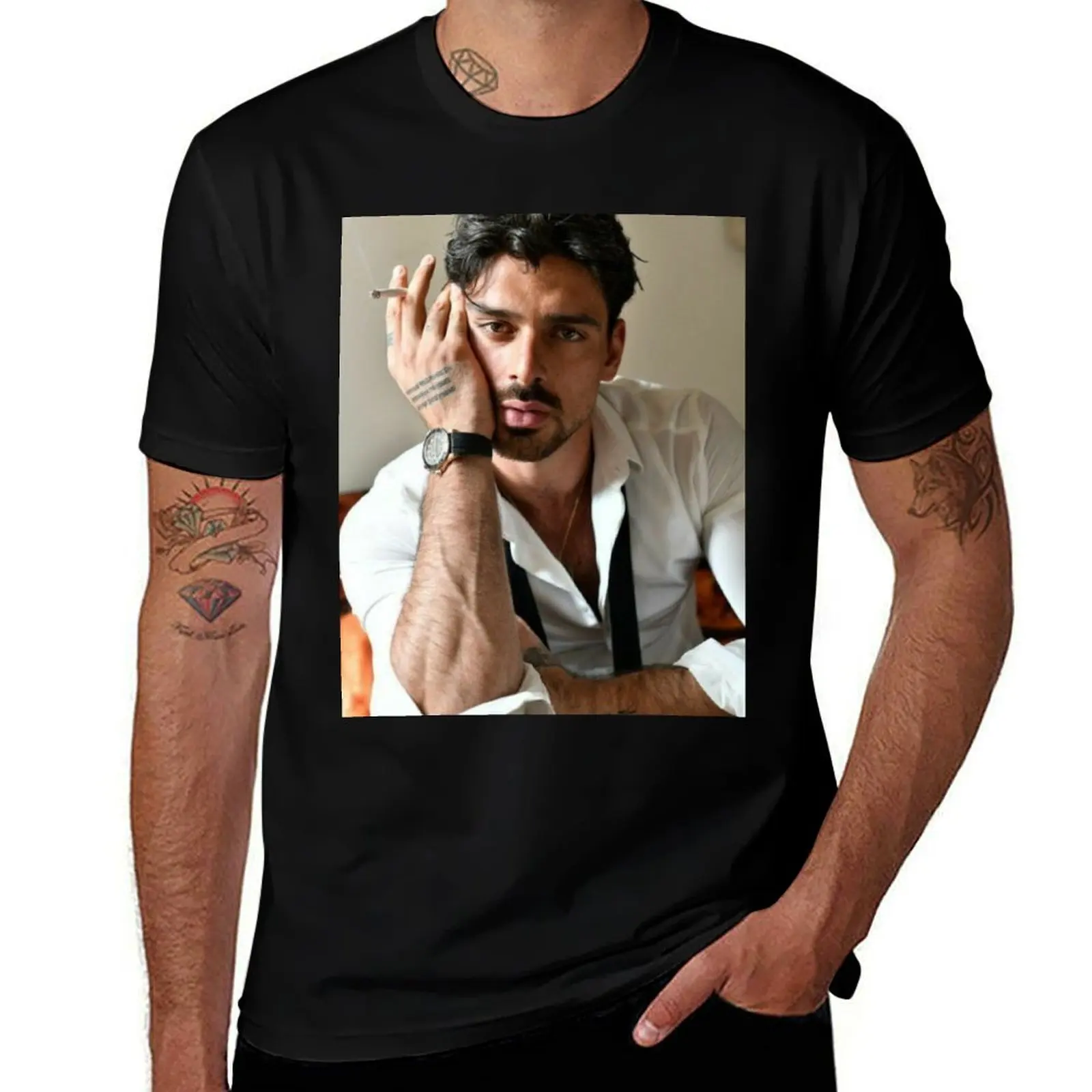 Massimo Michele Moronne Original art work - Are you lost baby girl limited edition collection T-Shirt cotton t shirt man T-Shirt