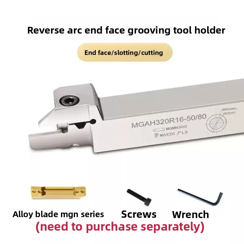 

Оригинальный инструмент с ЧПУ MGAH MGAH320R 24-36T15 MGAH325R15 30-50 MGAH420R T18 MGAH425R17 50-80, тип нажимной пластины с ЧПУ, внешний