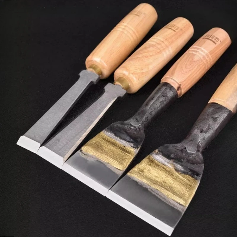 

Ручное кованое долото с рыбьим хвостом, деревообработка, детальная резьба, плоское долото, острый расширяющийся плоский нож-лопата, базовый нож для резьбы по дереву