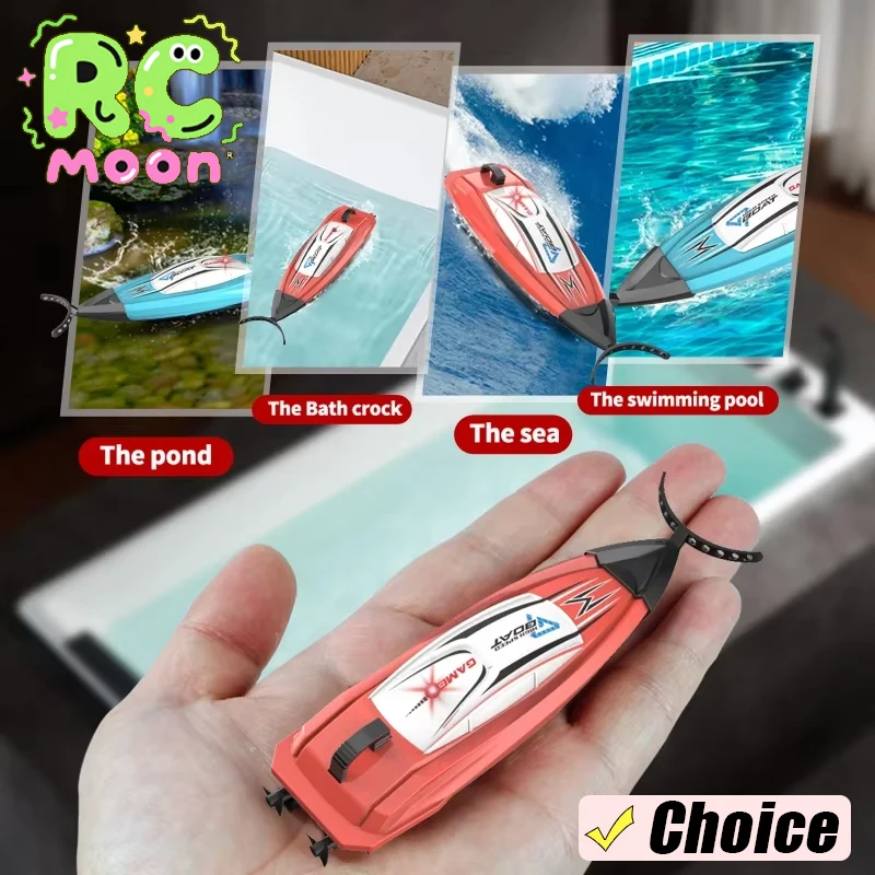 

Remote Control Speed Boat Double Motor Waterproof High Speed Indoor Water Play Competition 2.4G Indoor Water Pushing Boat Toys