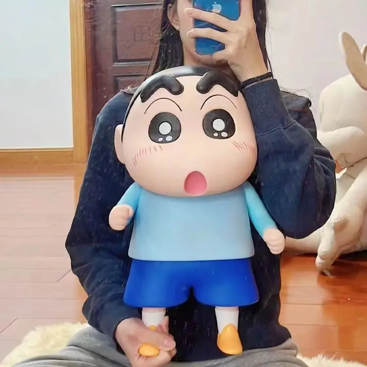 40 cm Crayon Shin-Chan Anime Figuren Peripheries Großes Modellauto Ornament Puppensammlung Dekoration Begrenzte Geburtstagsgeschenke