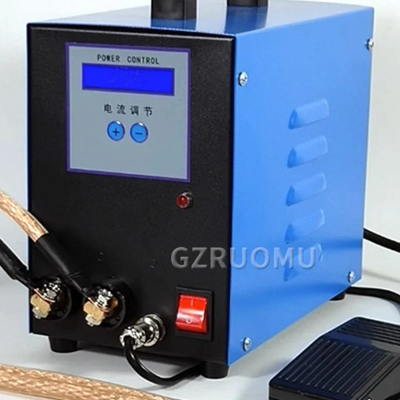 JST-4 5000W Elektromos Hegesztő Ízesít vmivel Hegesztő Digitális kijelző DIY Pedál típusa Ízesít vmivel hegesztő gépi számára 18650 Tettlegesség Nikkel csík