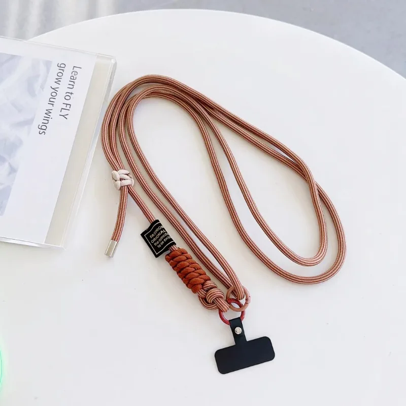 Mobile Phone Lanyard Outdoor Mountaineering Camera Sling Patch Nylon Lanyard Anti-lost Fixed Gasket Crossbody Halter Phone Charm