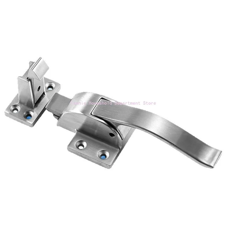 

1PCS 304 stainless steel coating oven mechanical equipment handle Industrial furnace thickened heavy-duty door lock handle