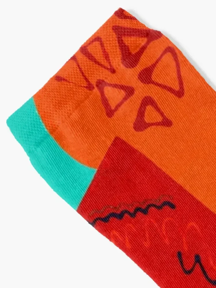 Colors in Any Shape or Form - My Original Art Socks Crossfit custom sports Socks Women's Men's