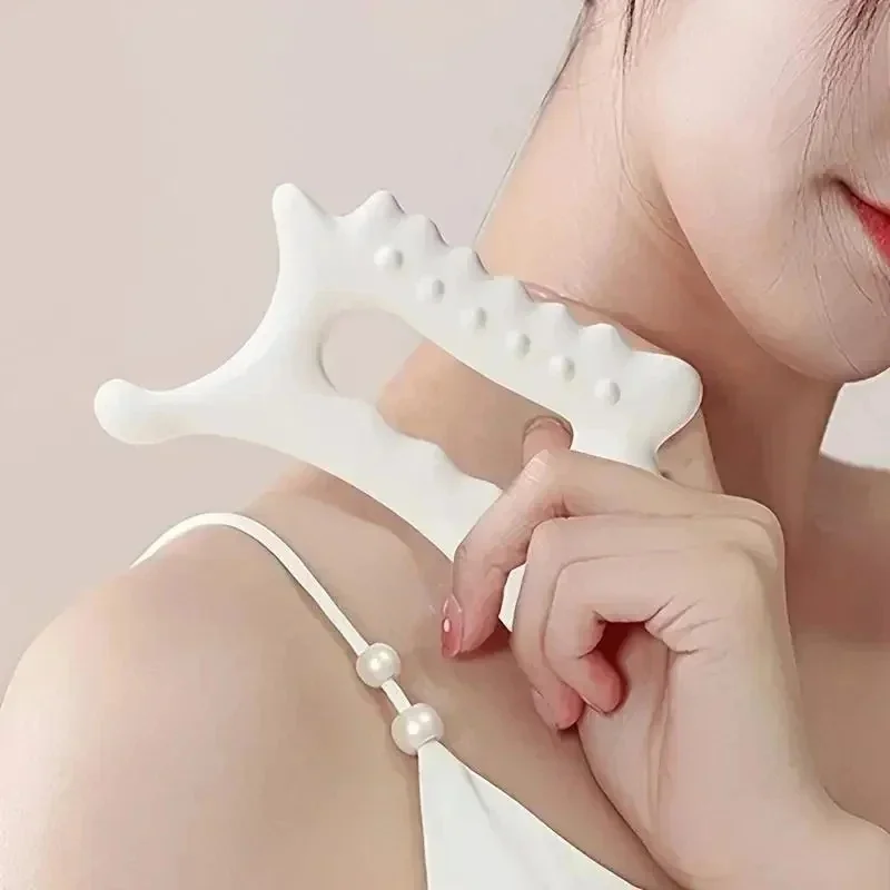 Gua Sha Facial Scraping Tool Shatterproof Handheld Board For Face Neck Back Body Skin Relaxation