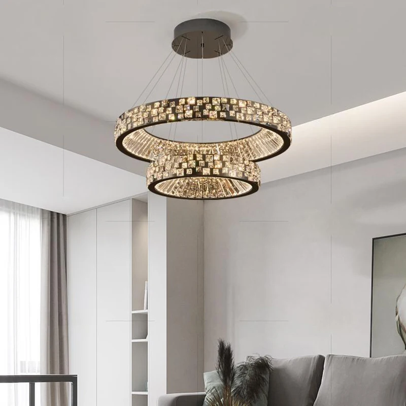 

Modern Crystal Chandeliers Indoor Lighting Ceiling Lamp Hanging Lights Led Chandeliers For The Living Room Indoor Lighting