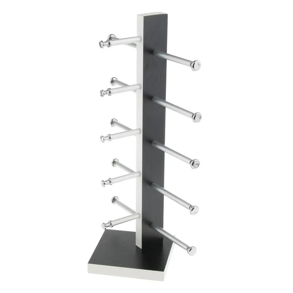 منظم تخزين النظارات من الخشب الحبوب، رف عرض النظارات الشمسية، حامل النظارات للملحقات #6