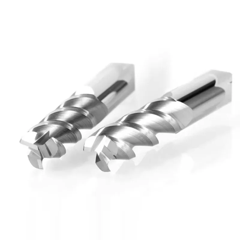AZZKOR Tungsten Steel Carbide HRC58 3-Flute Round Nose End Mill For Aluminum CNC Mechanical Processing Milling Cutter Tools