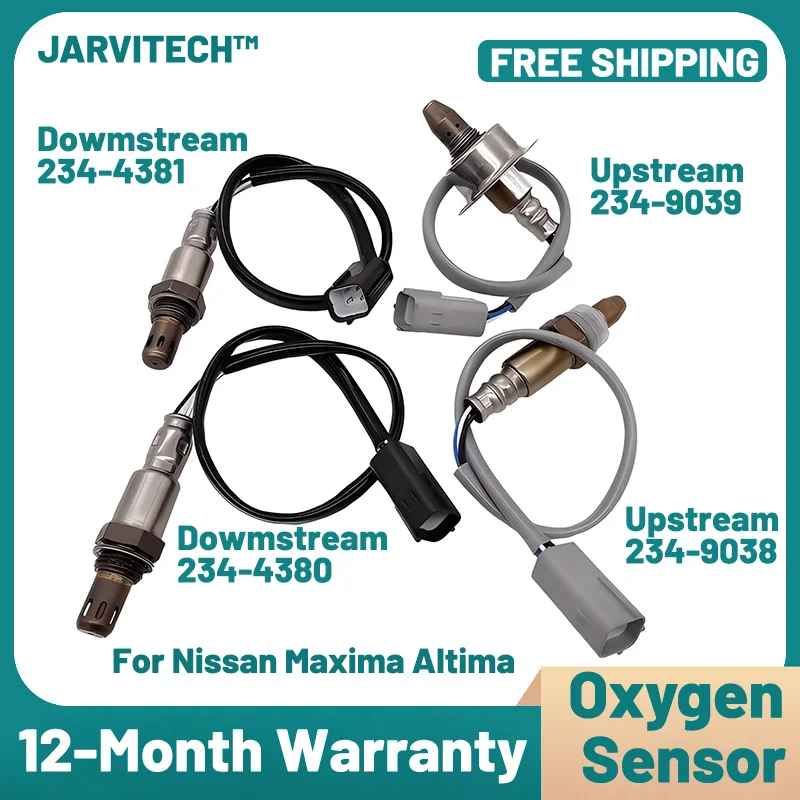 

Oxygen Sensor 234-9039 234-9038 234-4380 234-4381 Upstream&Downstream For 2008 2009 Nissan Altima 2009 Maxima 3.5L 226A0-ET000