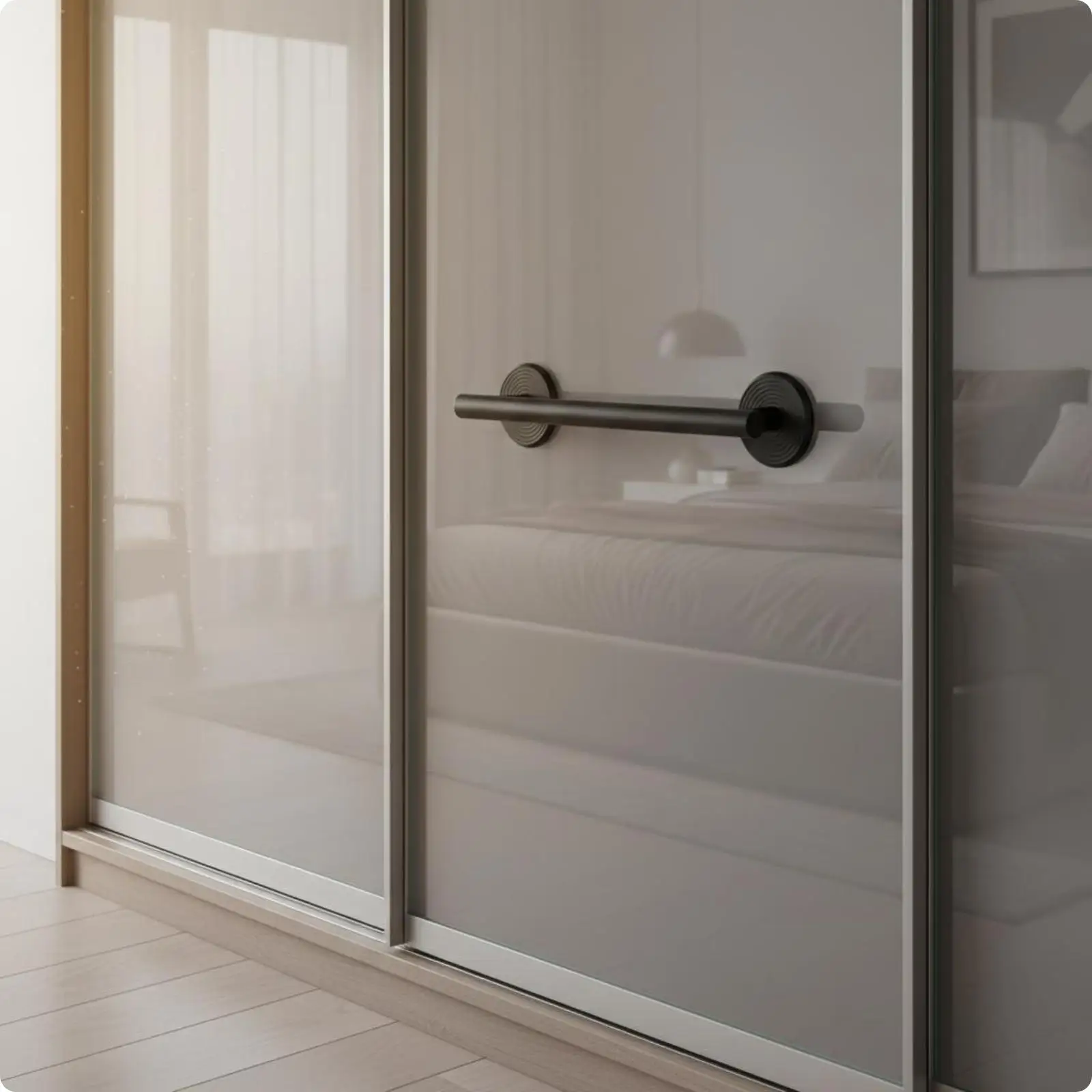 Aluminum Alloy Stick on Cabinet Handle Bar Pull for Kitchen Door Storage Cupboard and Display Cabinets