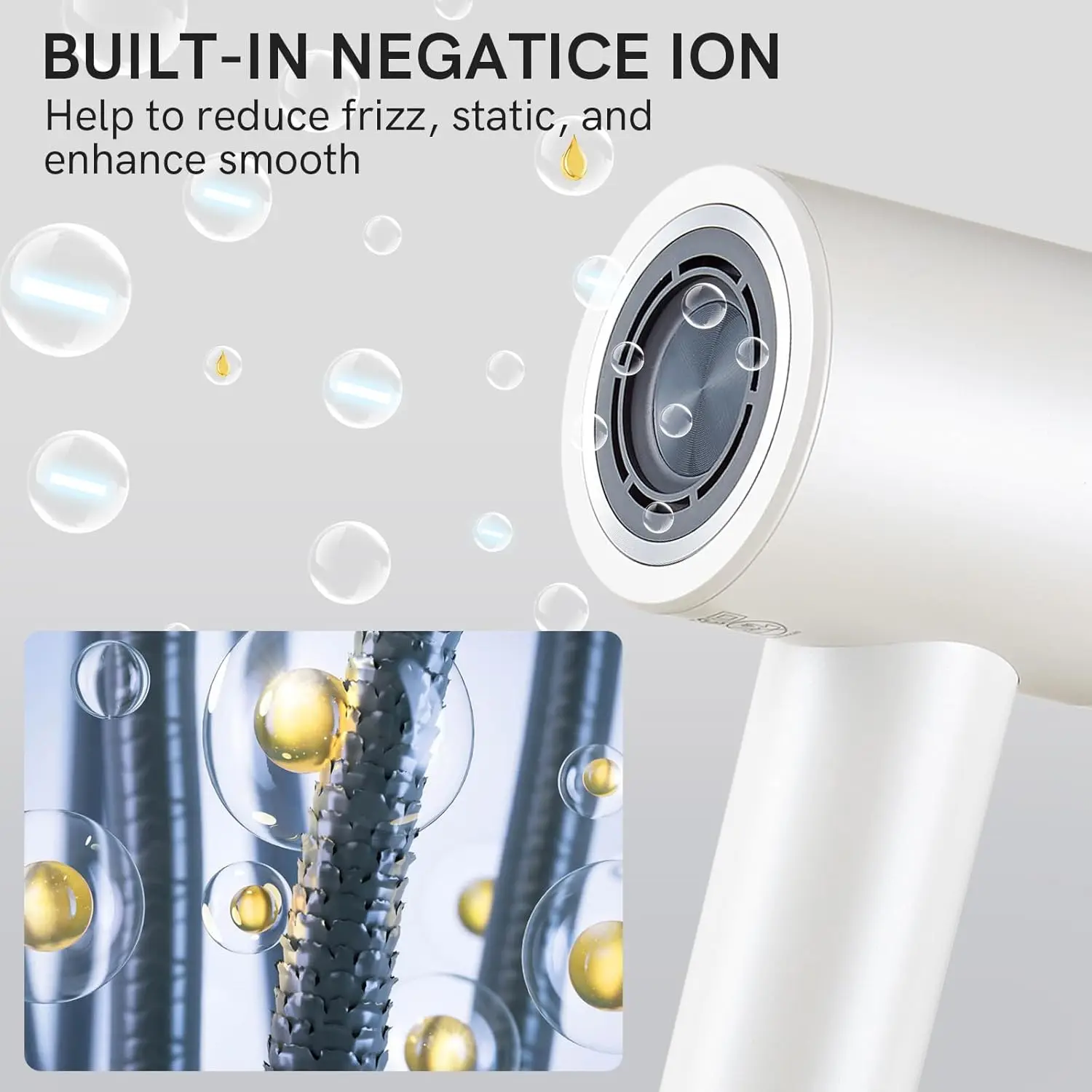 Professional 3-Speed Wireless Hair Dryer Powerful DC Salon Hairdryer Made of Plastic for Household Use Factory Direct