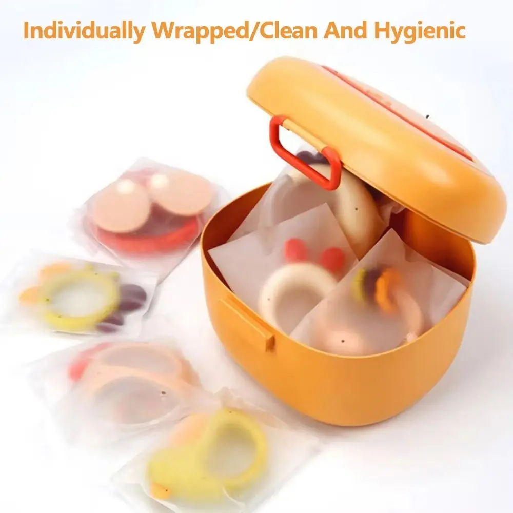 Educatieve Baby Hand Rammelaar Zintuiglijke Ontwikkeling Plastic Pasgeboren Rammelaars Rammelaar Geluid Hoge Temperatuur Weerstand Baby Tandjes