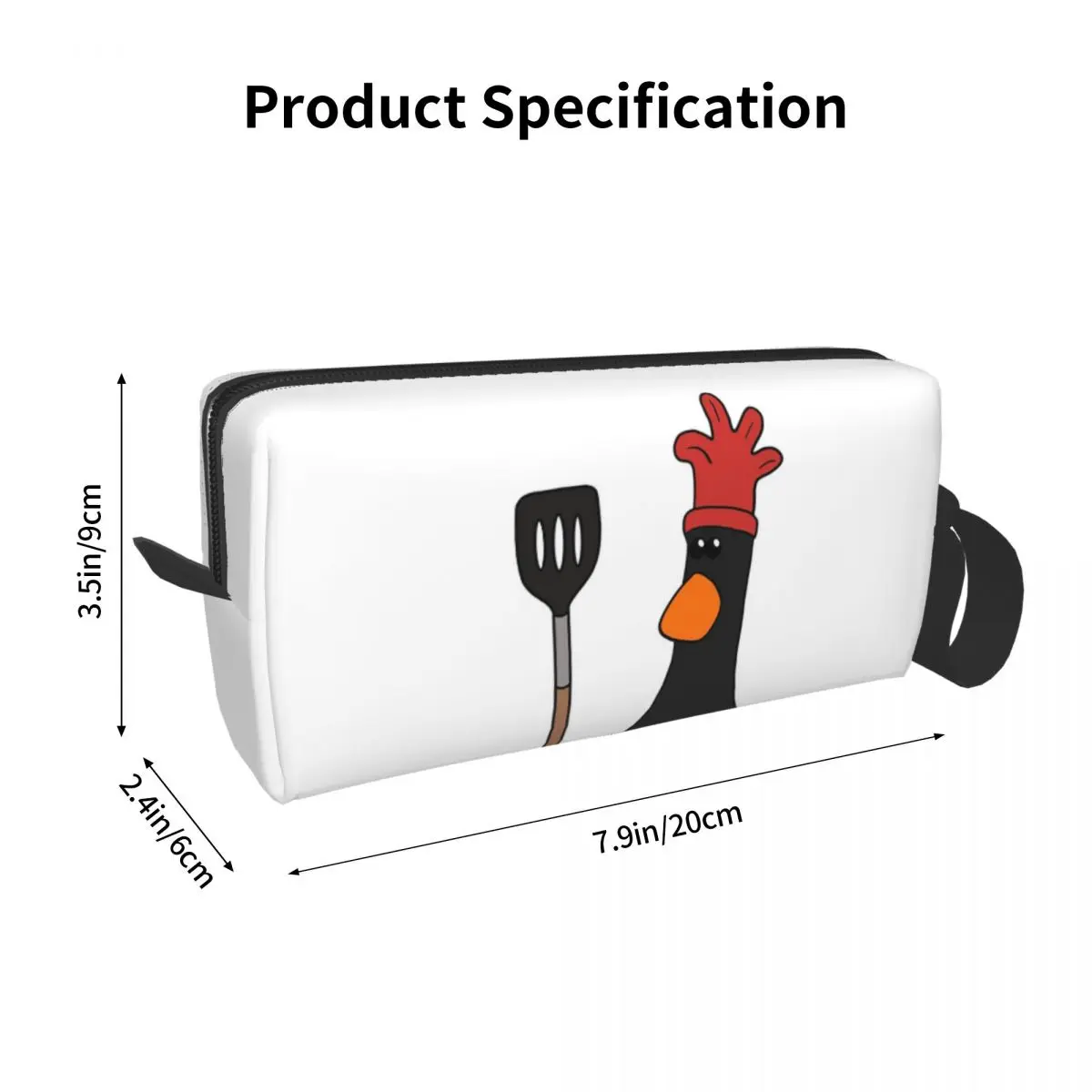 Feathers McGraw - Kitchen Spatula Pencil Case for Studen Pen Box Pencil Bag Stationery Supplies Women Organizer Pouch