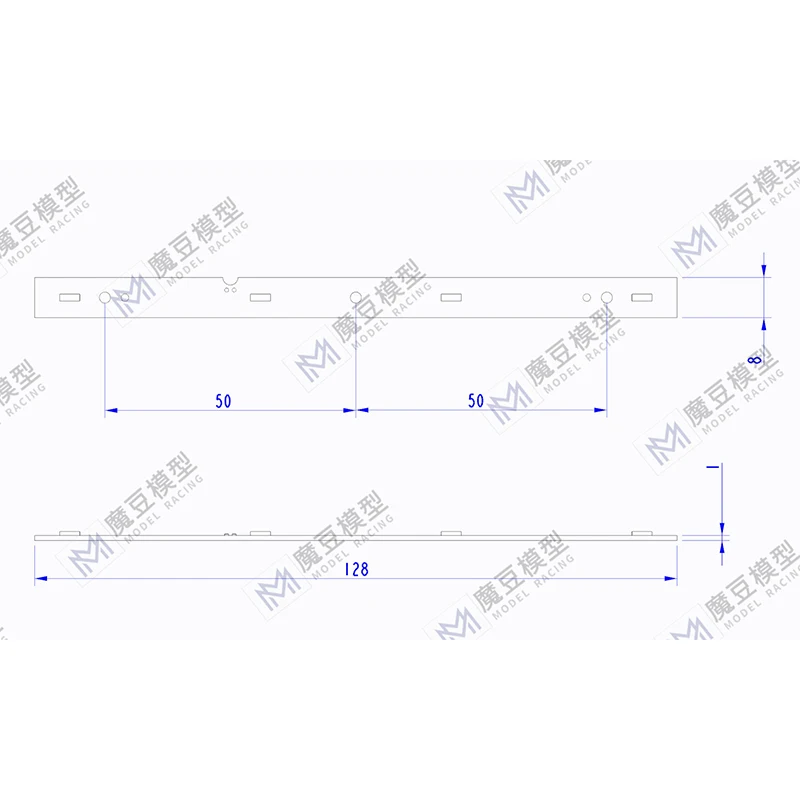RC Truck Simulation LED 3V Side Light Bar Side Lights Decorate for 1/14 Tamiya SCANIA 770S 6x6