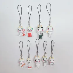 Handmade Toro and Kuro Cat Matching Phone Charm Beaded Pendant Y2K