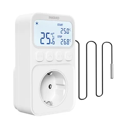 INKBIRD C216T Plug-in Timer Thermostat Support 3 Operating Modes Programmable Heating and Cooling Temperature Controller