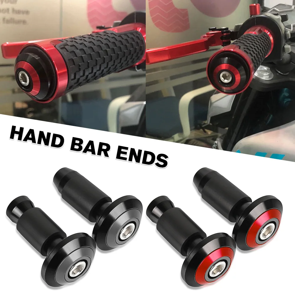 For HONDA CB300F CB400F CB500F CB600F CB650F CB900F HORNET 250 Motorcycle Accessories Cnc Aluminum Handlebar Grips Bar Ends