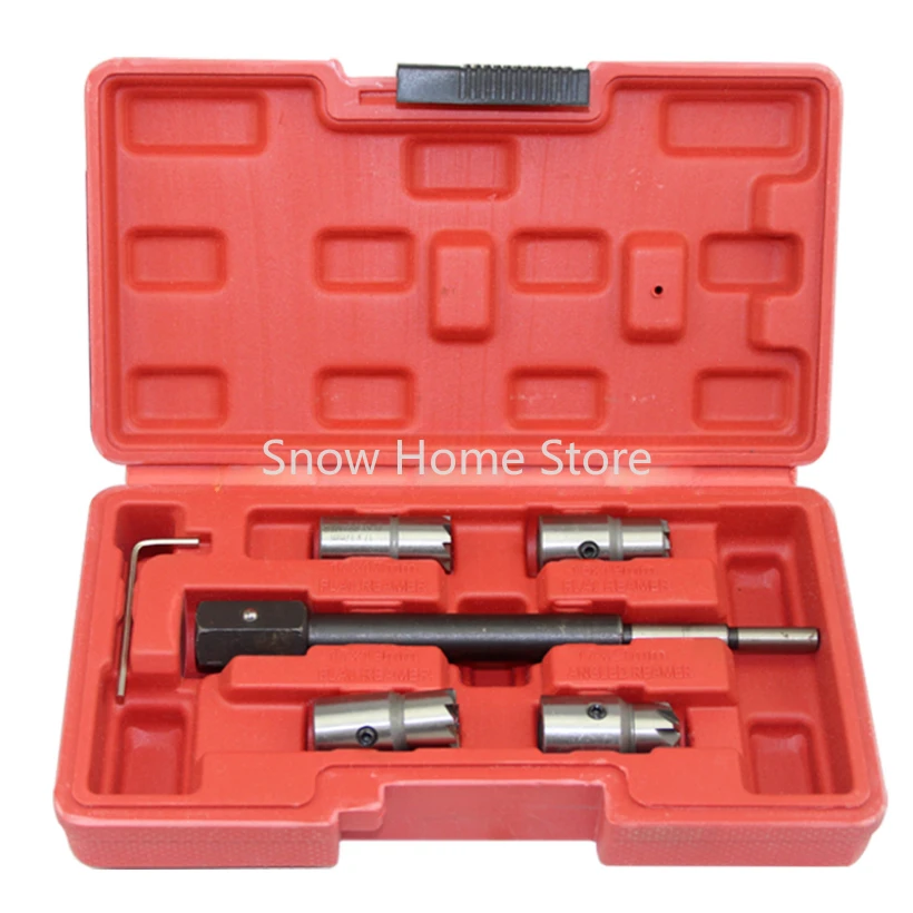 

5 шт., комплект для очистки дизельных форсунок, комплект сидений для дизельного инжектора, резак для седла дизельного инжектора, очиститель углерода