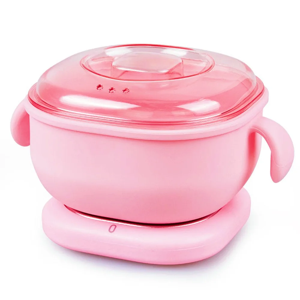 400ml Foldable Wax Heater Depilator Non-Stick Pan Hair Removal Wax Machine Portable Heating Melting Silicone Wax Warmer Wax Bean