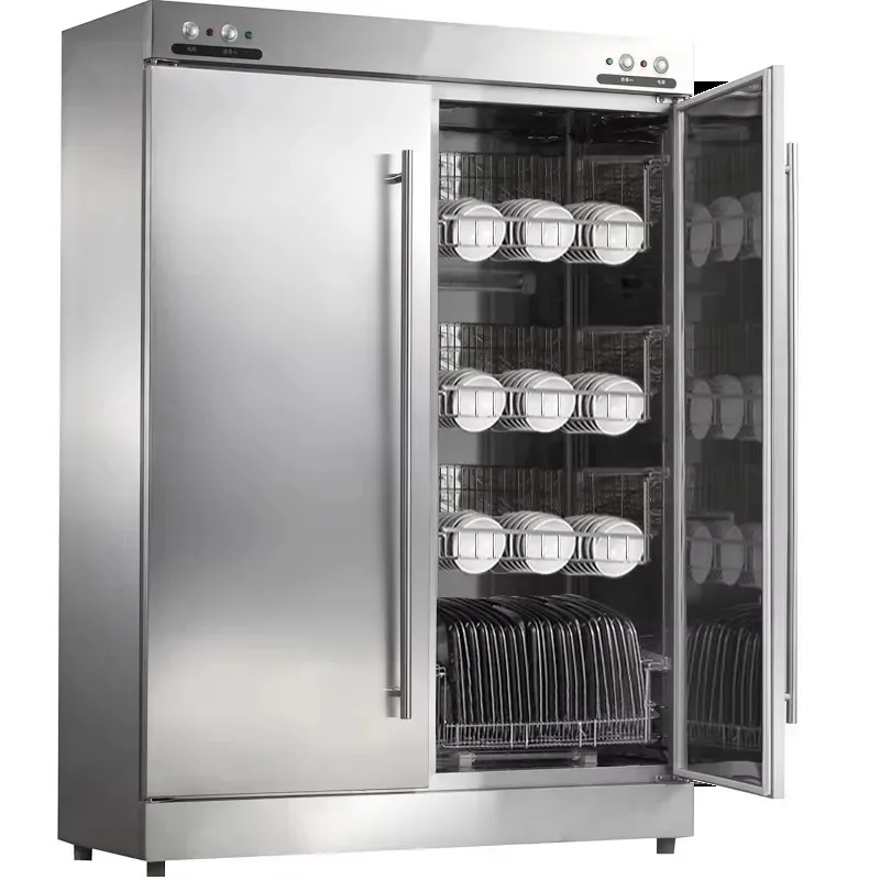 

High quality double door kitchen tableware disinfection cabinet