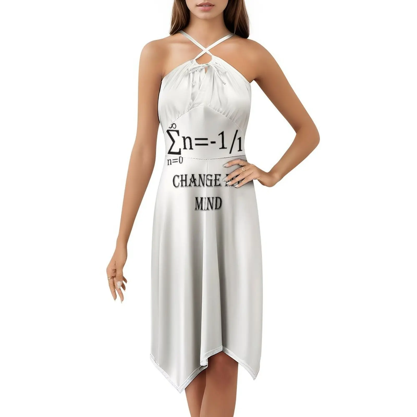 مجموع من جميع الأرقام الطبيعية مضحك الرياضيات فستان عطلة مثير للنساء شاطئ حفلة عيد ميلاد فستان قصير معادلات الرياضيات العلوم #5