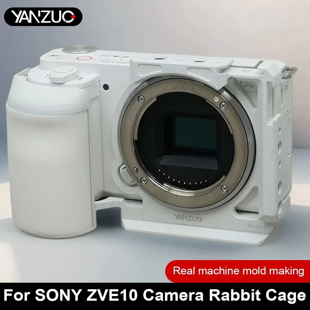 YANZUO Camera Rabbit Cage Stabilizer For Sony ZVE10 Camera Rabbit Cage Kit For Sony Camera Protection Frame