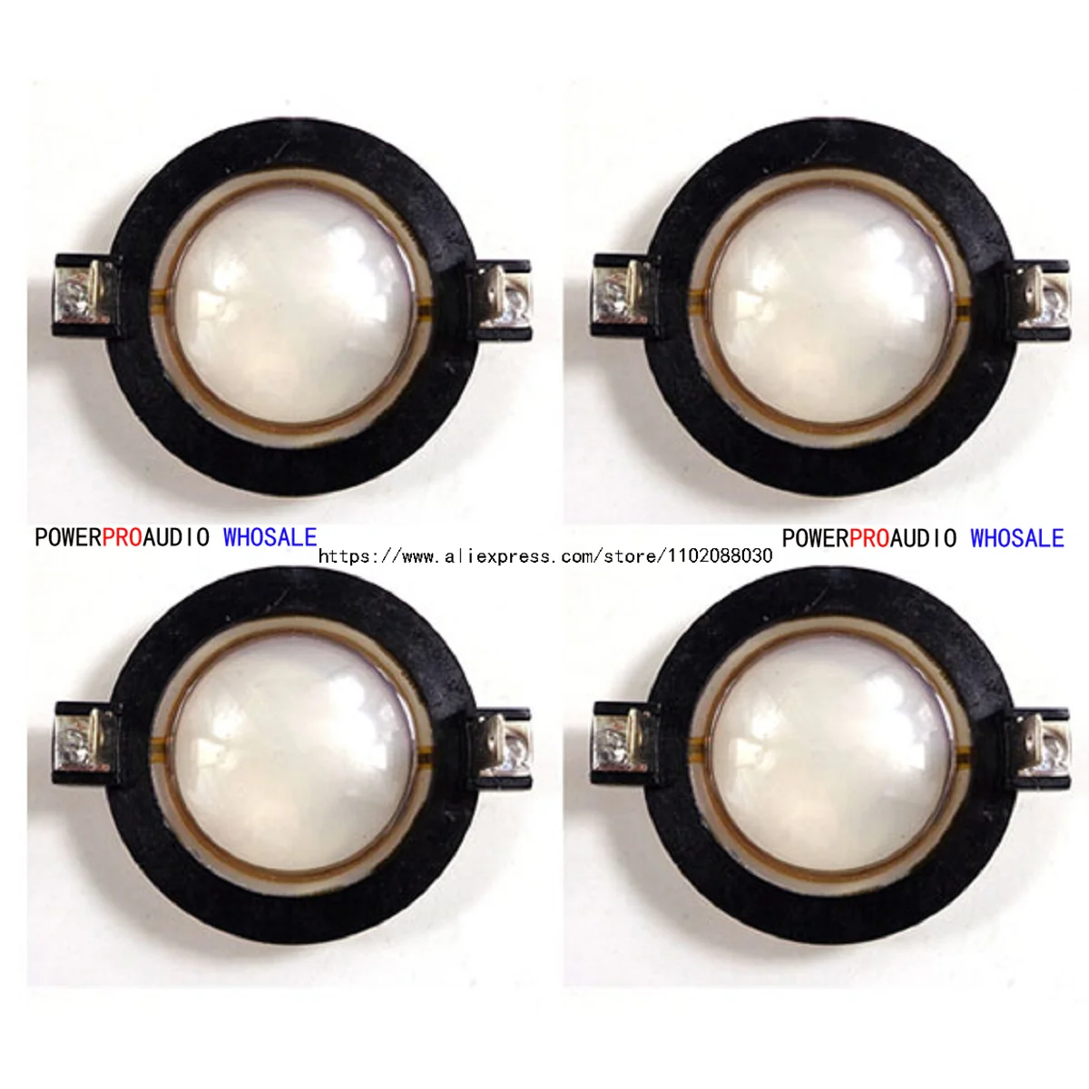 4pcs Replacement Diaphragm For RCF ND1411, For RCF ND1410, For RCF CD1411 8ohm diaphragm voice coil 35.5mm CCAR falt wrie