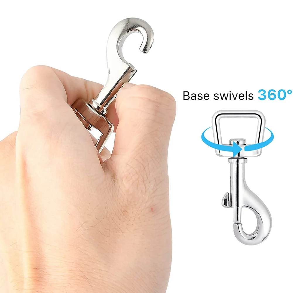 20Pc Snap Hooks for Dog Leash Collar Linking, Heavy Duty Swivel Clasp Eye Bolt Buckle Trigger Clip for Spring Pet Buckle HY