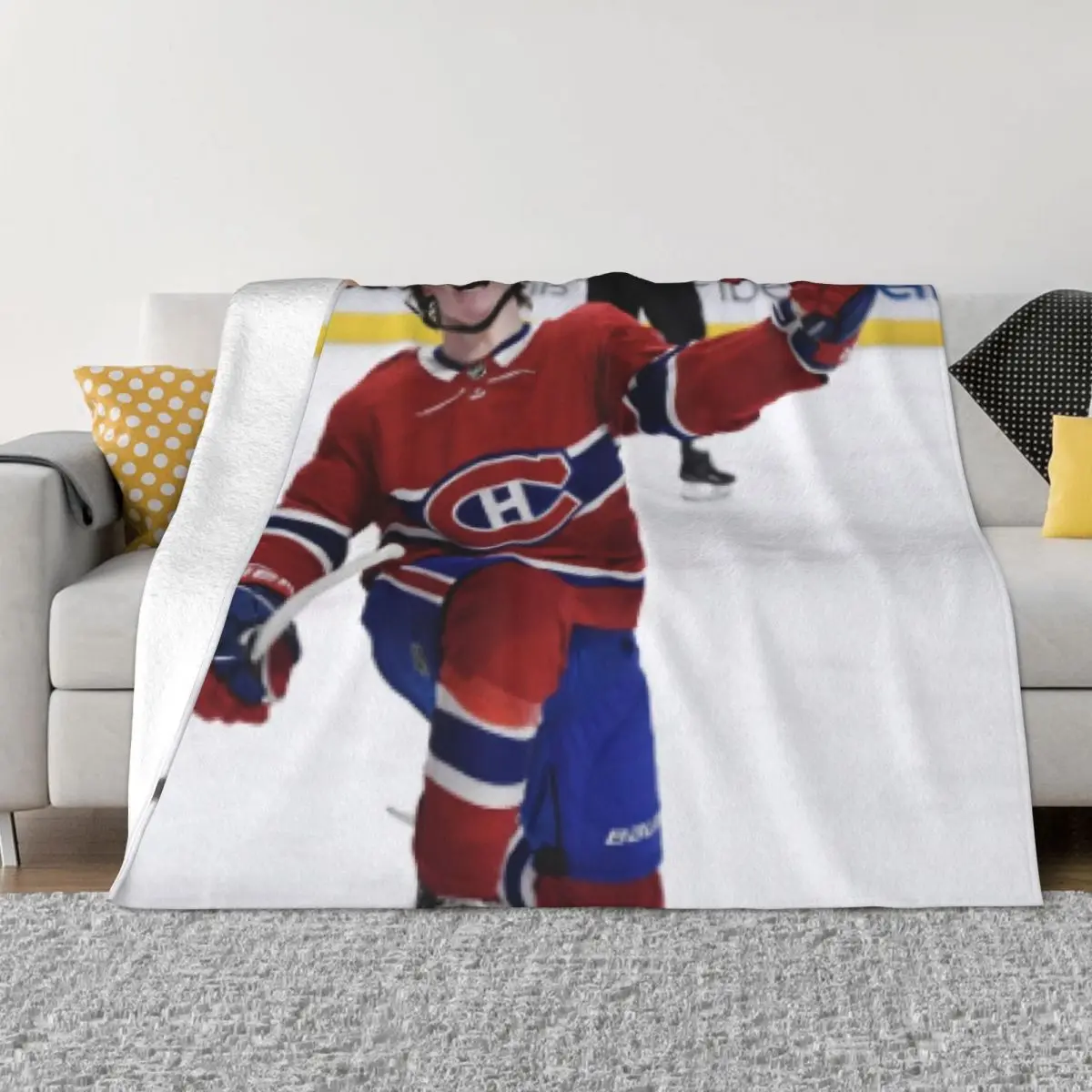 

GOAL CAUFIELD Throw Blanket Picnic Fluffy Shaggy Blankets