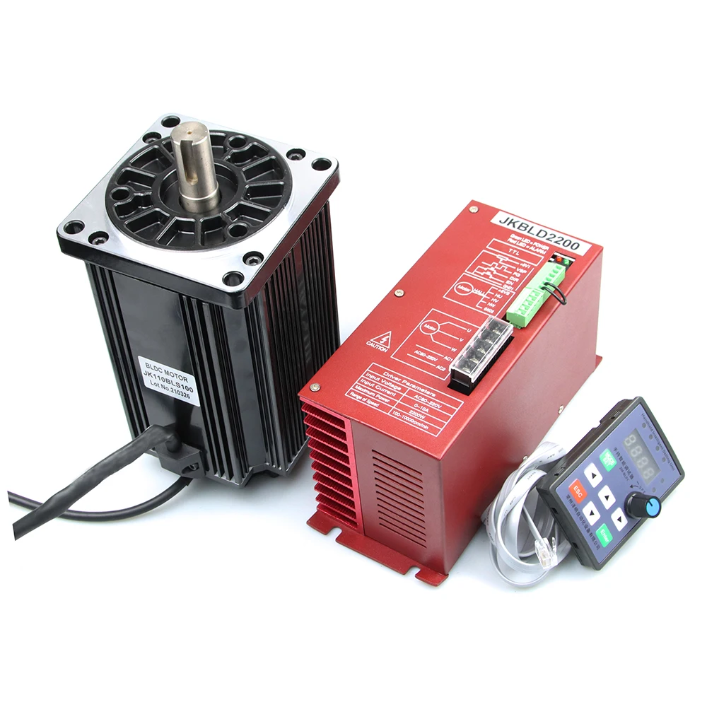 310v 750w 1kw 1.5kw 2kw  110mm BLDC motor 3000rpm brushless DC motor for industrial automation