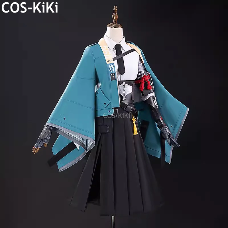 COS-KiKi Zenless Zone Zero Hoshimi Miyabi Game Suit Cool Uniform Cosplay Costume Halloween Carnival Party Role Play Outfit Women