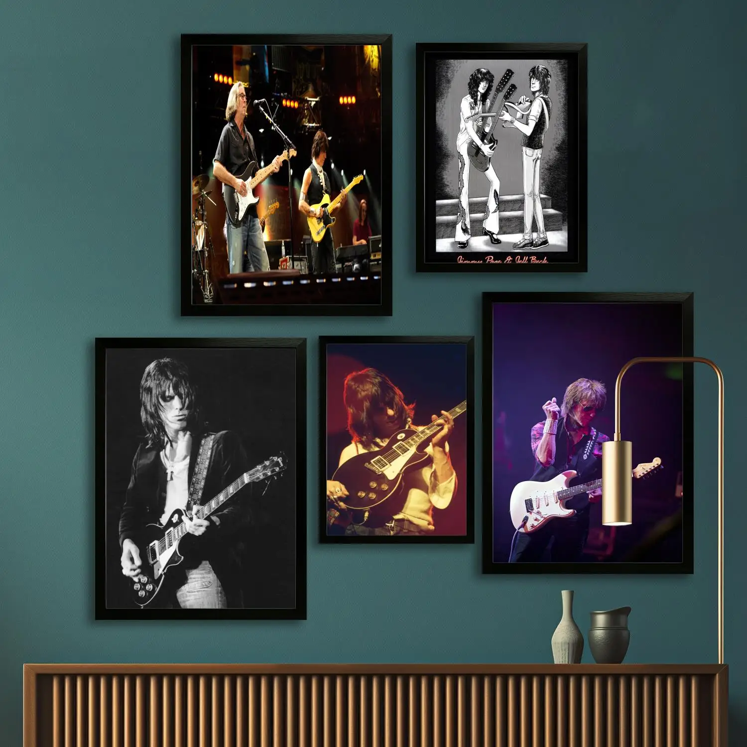 Jeff Beck Canvas Art Poster and Wall Art, Picture Print, Modern Family Bedroom Decor,Decorative painting