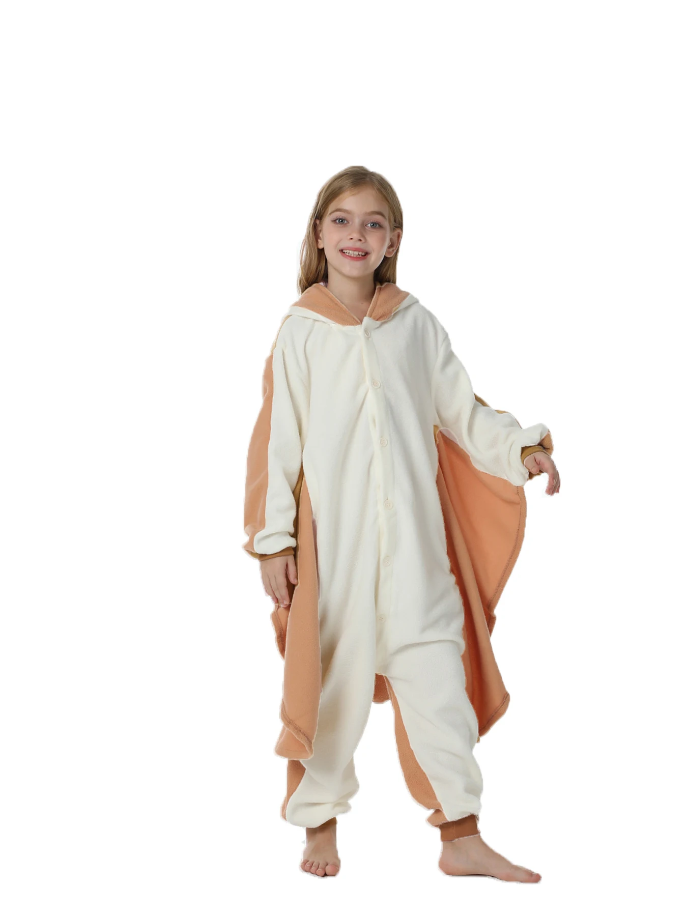 XXL Suit 180-200CM Animal Flying Squirrel Fleece Woman Onesie Winter Cartoon Cosplay Pajama Kigurumi Adult Unisex