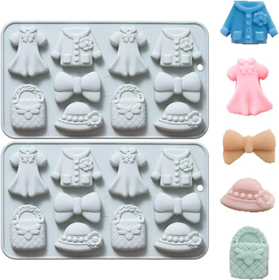 

Форма одежды для душа, набор силиконовых форм для конфет и шоколада, форма для выпечки шоколадной клейкой закуски, украшение торта из помадки