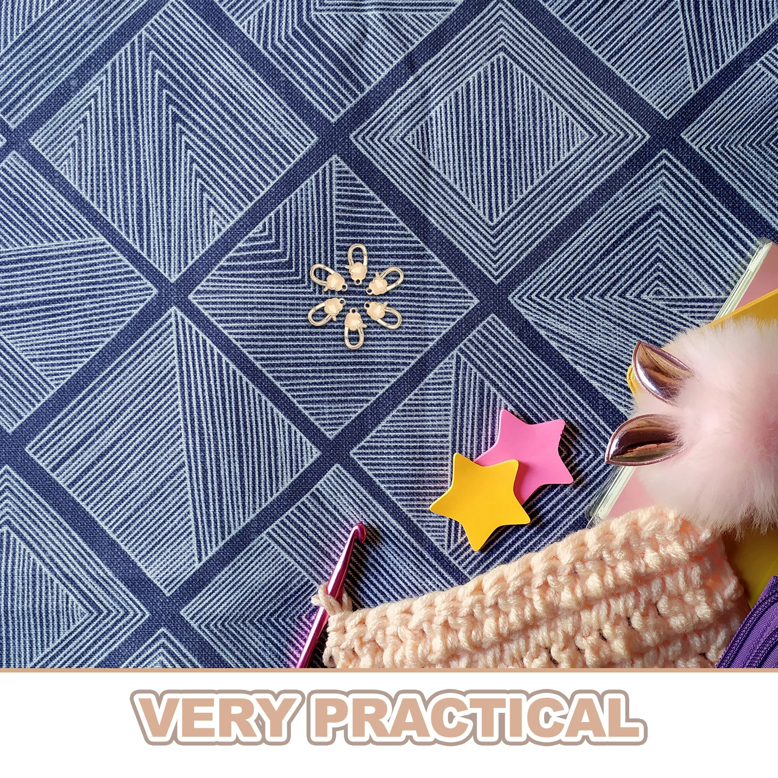 6Pcs Flower Lobster Claw Connectors Stylish Necklace Bracelet Keychain Jewelry DIY Accessories Necklace Lobster Clasps